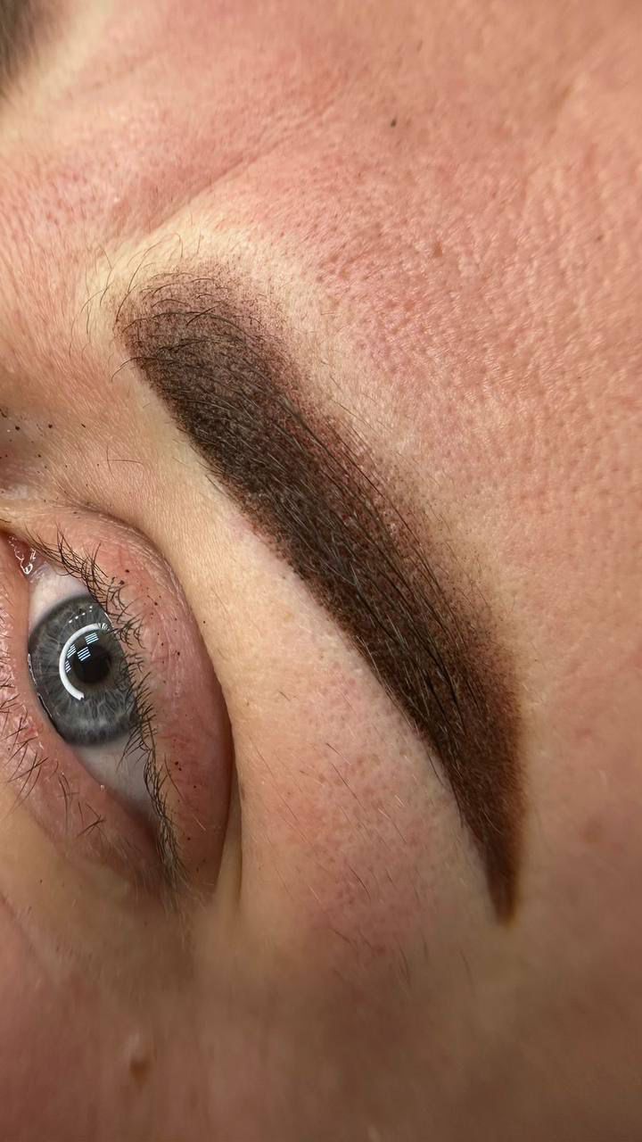 Теневая растушевка на светлой коже